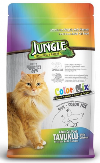 Jungle Colormix Tavuklu 15 kg Kedi Maması kullananlar yorumlar